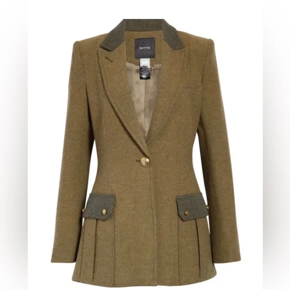 Smythe Cargo Pocket Longline Blazer, size 2 - Picture 6 of 8